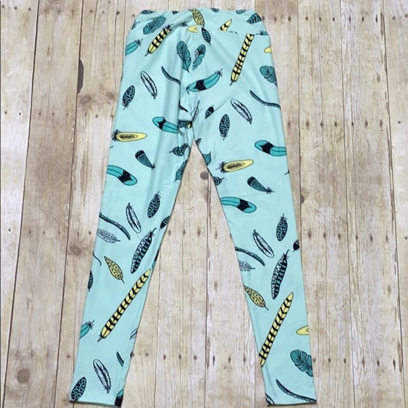 LuLaRoe Feather Leggings - Picture 5 of 5
